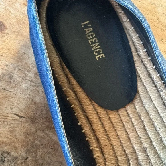 L’AGENCE Nautical Espadrille Loafers - size 10 - Picture 2 of 8